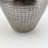 Unusual Form Sterling Silver Tea Caddy or Trinket Box