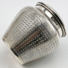 Unusual Form Sterling Silver Tea Caddy or Trinket Box
