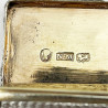 Nathaniel Mills Early Victorian Sterling Silver Vinaigrette