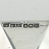 Good Gauge Boxed Pair of Hexagonal Sterling Silver Napkin Rings