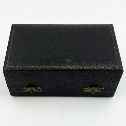 Good Gauge Boxed Pair of Hexagonal Sterling Silver Napkin Rings