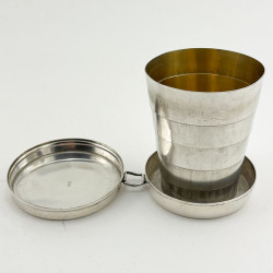 Well Engineered Collapsible Vintage Sterling Silver Drinking Cup (1979)