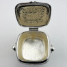 Martin Hall & Co Victorian Silver Plated Tea Caddy or Trinket Box