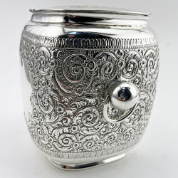 Martin Hall & Co Victorian Silver Plated Tea Caddy or Trinket Box