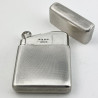 Superb Quality and Style Sterling Silver Hip Flask (1938)