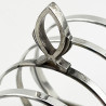 Pair of Art Deco Style Sterling Silver Toast Racks
