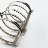Pair of Art Deco Style Sterling Silver Toast Racks