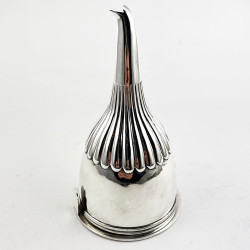 Double Crested George III Sterling Silver Wine Funnel (1813)