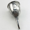 Double Crested George III Sterling Silver Wine Funnel