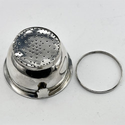 Double Crested George III Sterling Silver Wine Funnel
