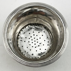 Double Crested George III Sterling Silver Wine Funnel