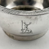 Double Crested George III Sterling Silver Wine Funnel