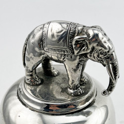 Unique 22.5 Troy Oz Victorian Sterling Silver Table Bell