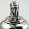 Unique 22.5 Troy Oz Victorian Sterling Silver Table Bell
