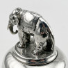Unique 22.5 Troy Oz Victorian Sterling Silver Table Bell