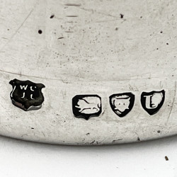Unique 22.5 Troy Oz Victorian Sterling Silver Table Bell