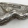 Good Quality Cast Sterling Silver Fox Corkscrew