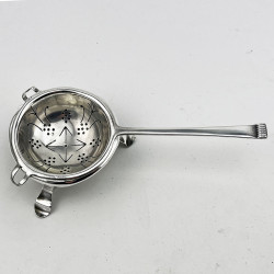 Good Quality Sterling Silver Tea Strainer (1937 and 1938)