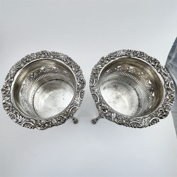 Pair of Very Unusual Tall Bottle or Flower Stands