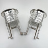 Pair of Very Unusual Tall Bottle or Flower Stands
