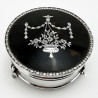 Goldsmiths and Silversmiths Tortoiseshell and Silver Jewellery or Trinket Box