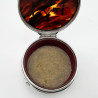 Goldsmiths and Silversmiths Tortoiseshell and Silver Jewellery or Trinket Box