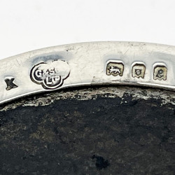 Goldsmiths and Silversmiths Tortoiseshell and Silver Jewellery or Trinket Box