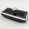 Edwardian Tortoiseshell and Sterling Silver Desk Blotter