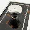 Edwardian Tortoiseshell and Sterling Silver Desk Blotter