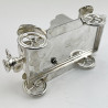 Unusual Victorian Silver Plated Vintage Car Cruet Set