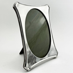 Plain Simple Style Sterling Silver Photo Frame (1926)