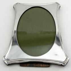 Plain Simple Style Sterling Silver Photo Frame