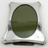 Plain Simple Style Sterling Silver Photo Frame