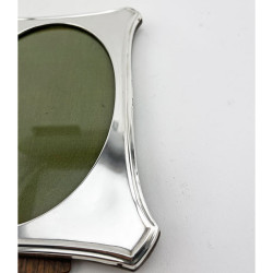 Plain Simple Style Sterling Silver Photo Frame