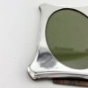 Plain Simple Style Sterling Silver Photo Frame