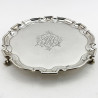 Robert Abercromby Georgian Sterling Silver Salver (1734)