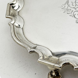 Robert Abercromby Georgian Sterling Silver Salver