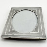 Stylish Engine Turned Sterling Silver Photo Frame (1916)