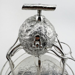 Unusual Hukin & Heath Silver Plated Bar Lemon or Fruit Squeezer