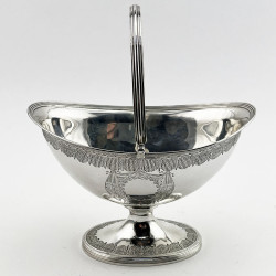 Henry Chawner Georgian Sterling Silver Sugar Basket (1795)