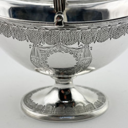 Henry Chawner Georgian Sterling Silver Sugar Basket