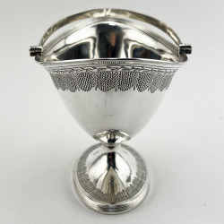 Henry Chawner Georgian Sterling Silver Sugar Basket