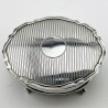 Smart Oval Sterling Silver Jewellery or Trinket Box