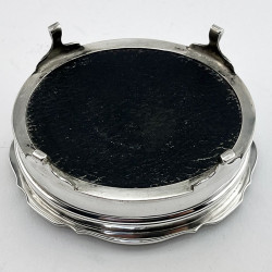 Smart Oval Sterling Silver Jewellery or Trinket Box