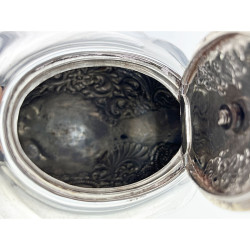 Pretty Late Victorian Sterling Silver Bachelor Teapot