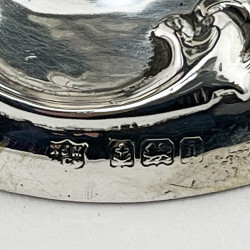 Pair of Edwardian Sterling Silver Dwarf Candlesticks