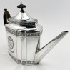 Robert Hennell Georgian Sterling Silver Teapot