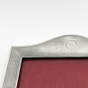 Sterling Silver Rectangular Photo Frame with an Engine Turned Patterned Border