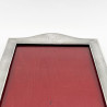Sterling Silver Rectangular Photo Frame with an Engine Turned Patterned Border