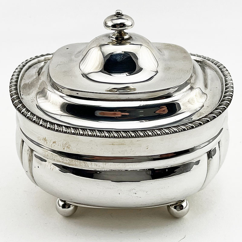 Good Quality and Stylish Sterling Silver Tea Caddy (1928)